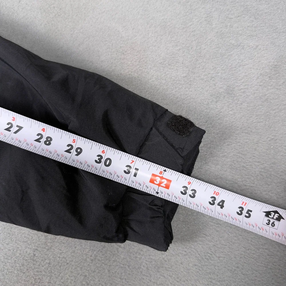 The North Face Womens XS Black HyVent Goose Down Hooded Belted Winter Parka
